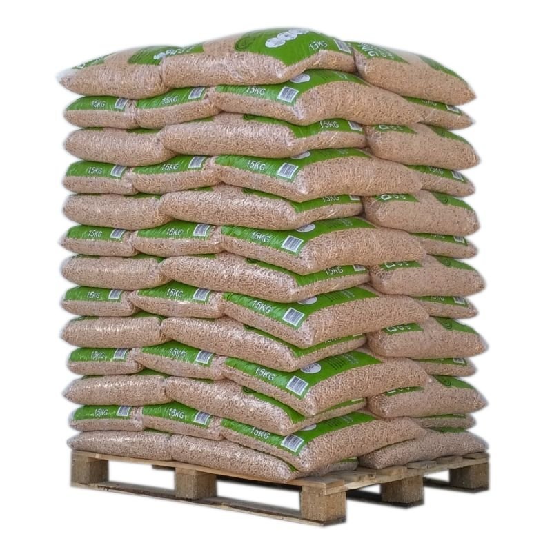 PALLET DIN PELLET - 65 SACCHI DA 15 KG