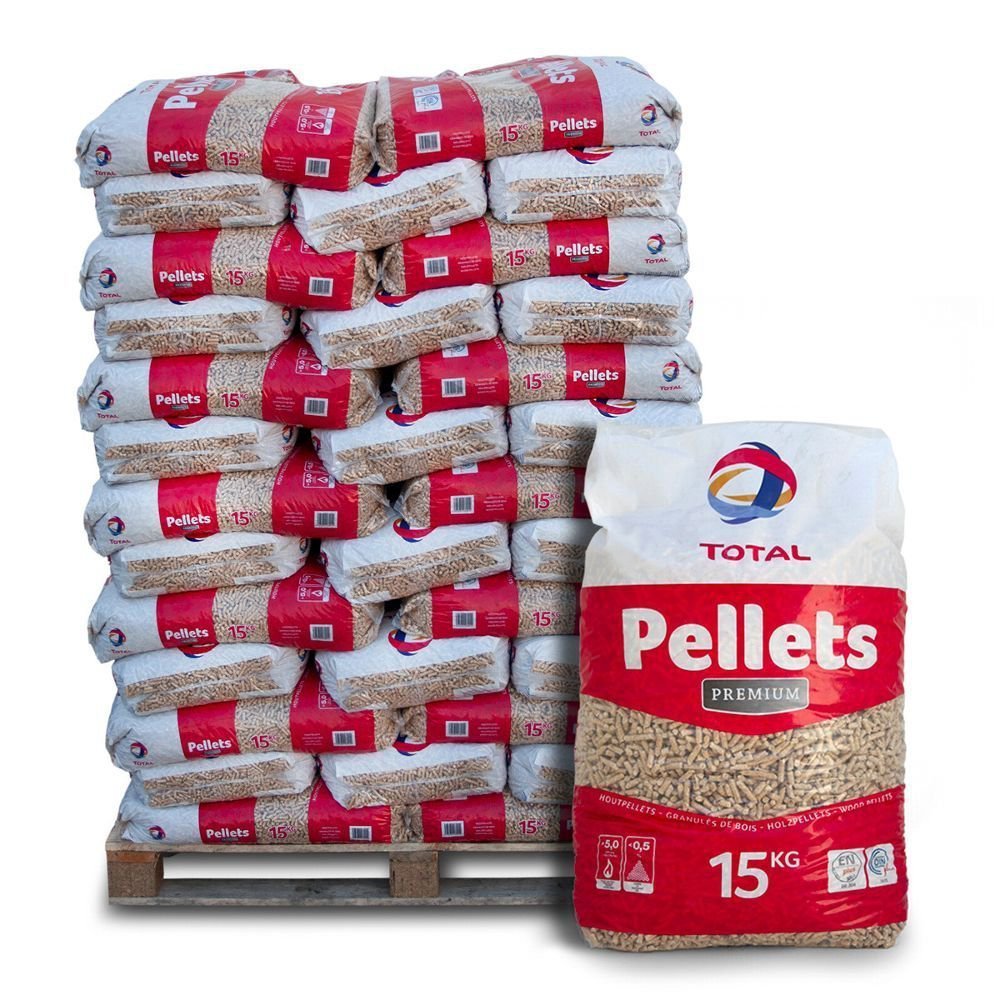 Palette di Pellet TOTAL PREMIUM – 66 Sacchi da 15 kg