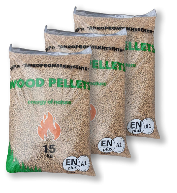 70 sacchi da 15 kg di pellet Eco Pin - certificato DINplus e ENplus A1