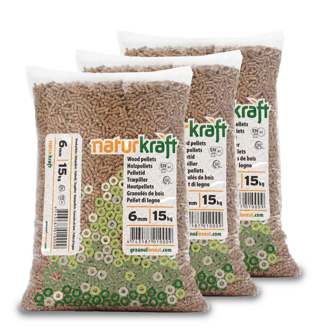 Palette de Pellet Naturkraft – 34 Sacchi da 15 kg - immagine 2